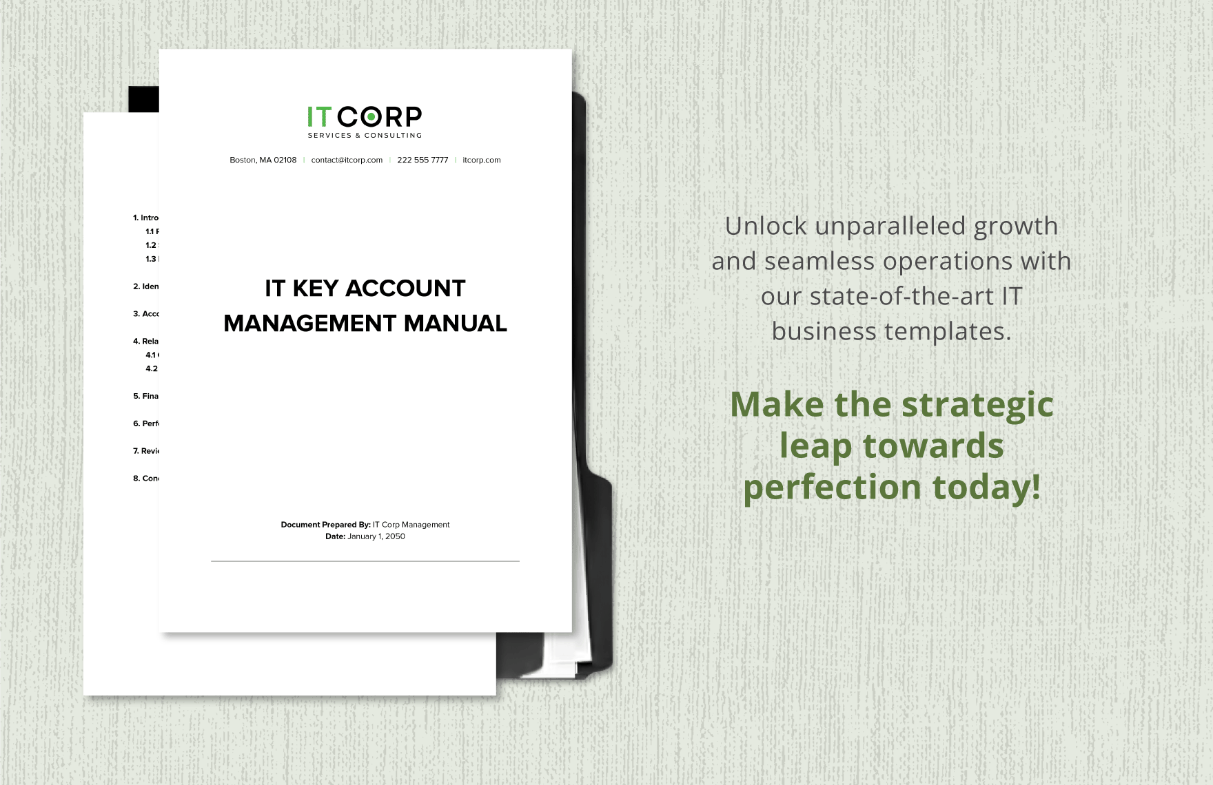 IT Key Account Management Manual Template
