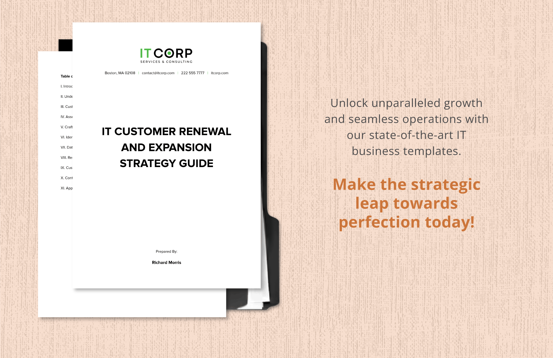 IT Customer Renewal and Expansion Strategy Guide Template
