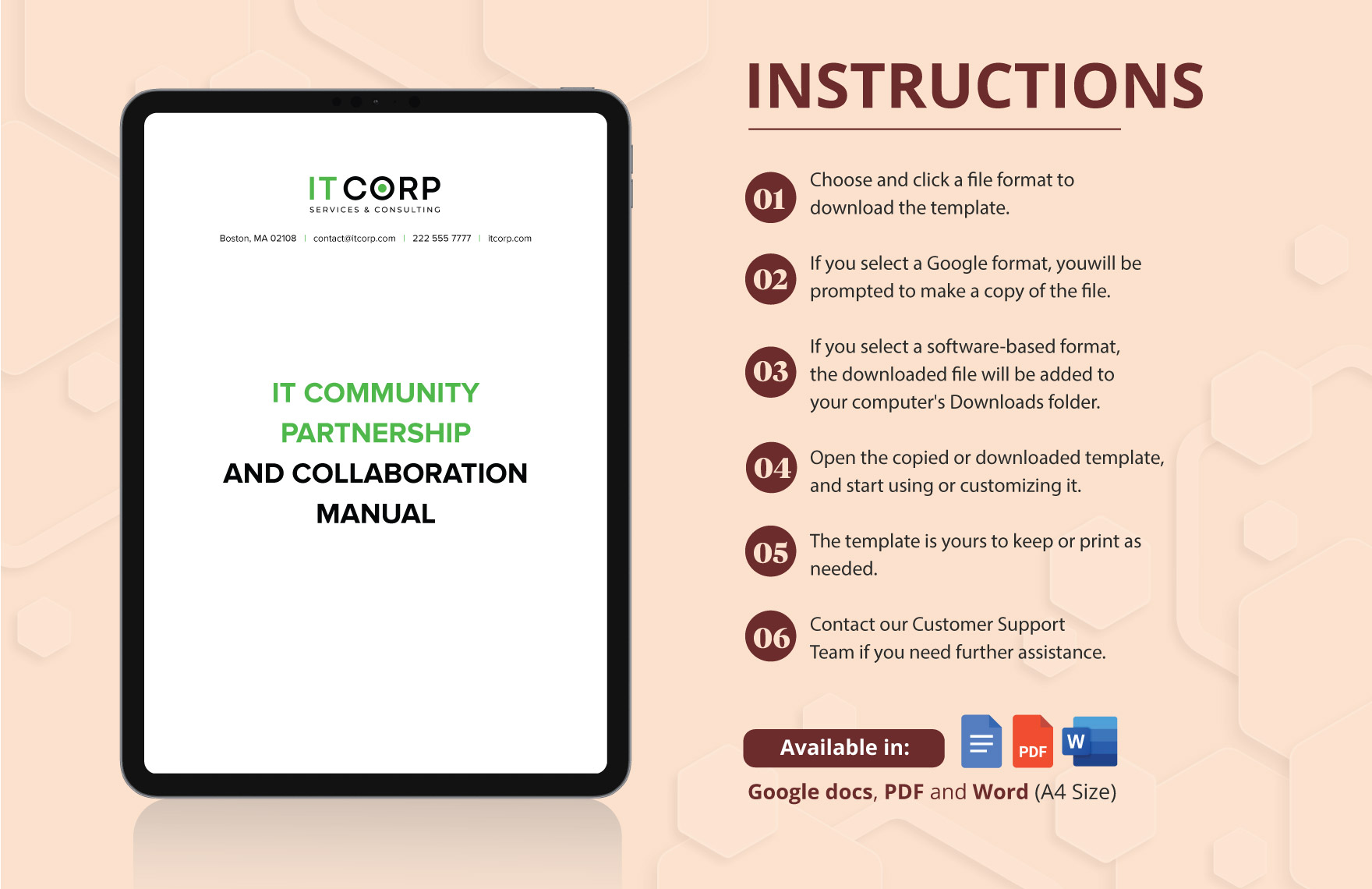 IT Community Partnership and Collaboration Manual Template