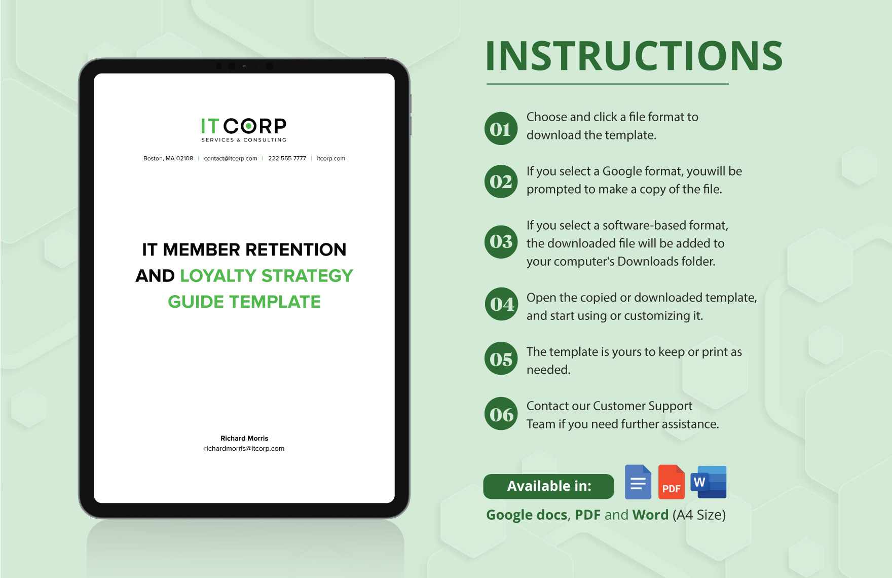 IT Member Retention and Loyalty Strategy Guide Template