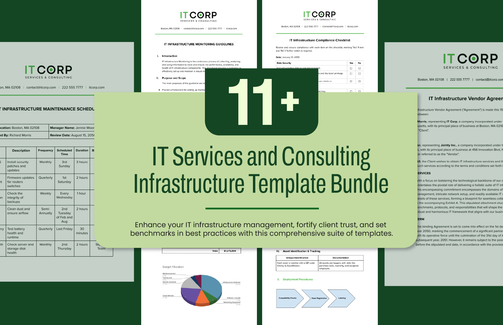 Free 11+ IT Services and Consulting Infrastructure Template Bundle in Word, Google Docs, PDF