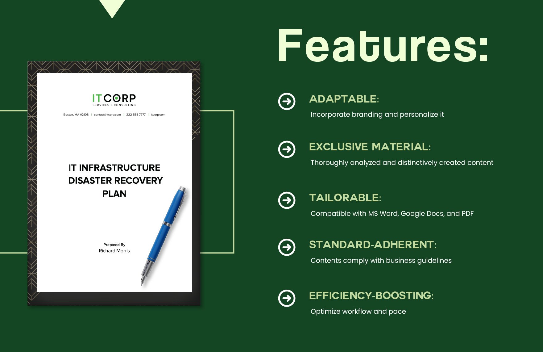 11+ IT Services and Consulting Infrastructure Template Bundle
