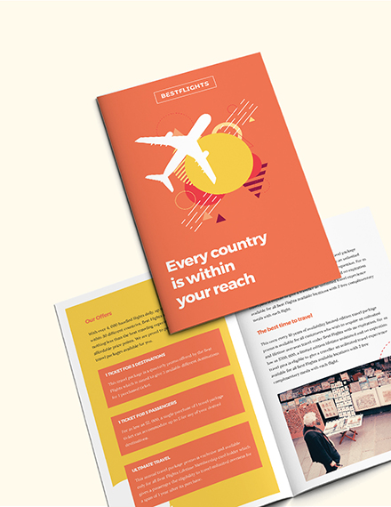 Half Page Brochure Template