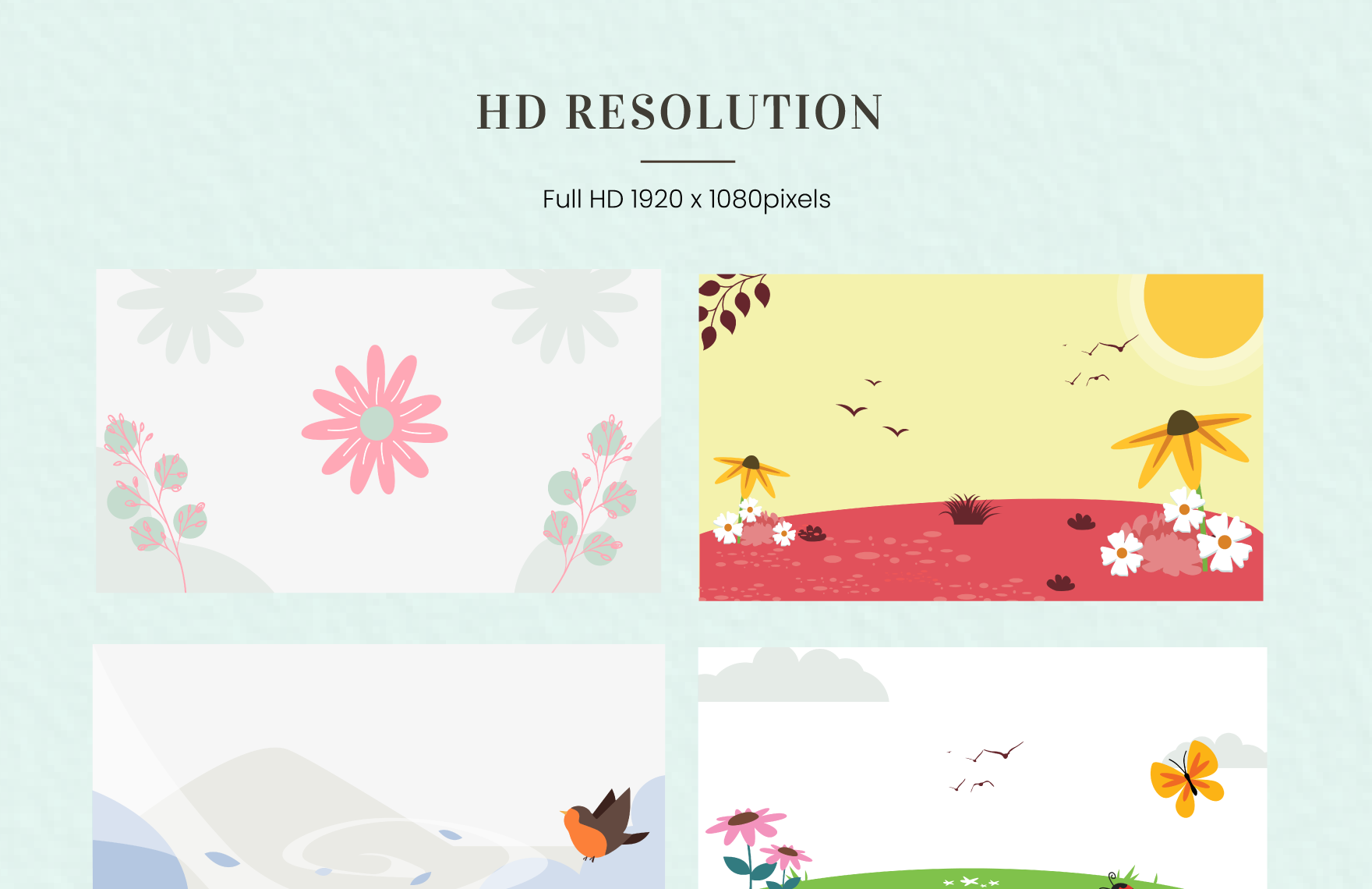 Spring Background Template