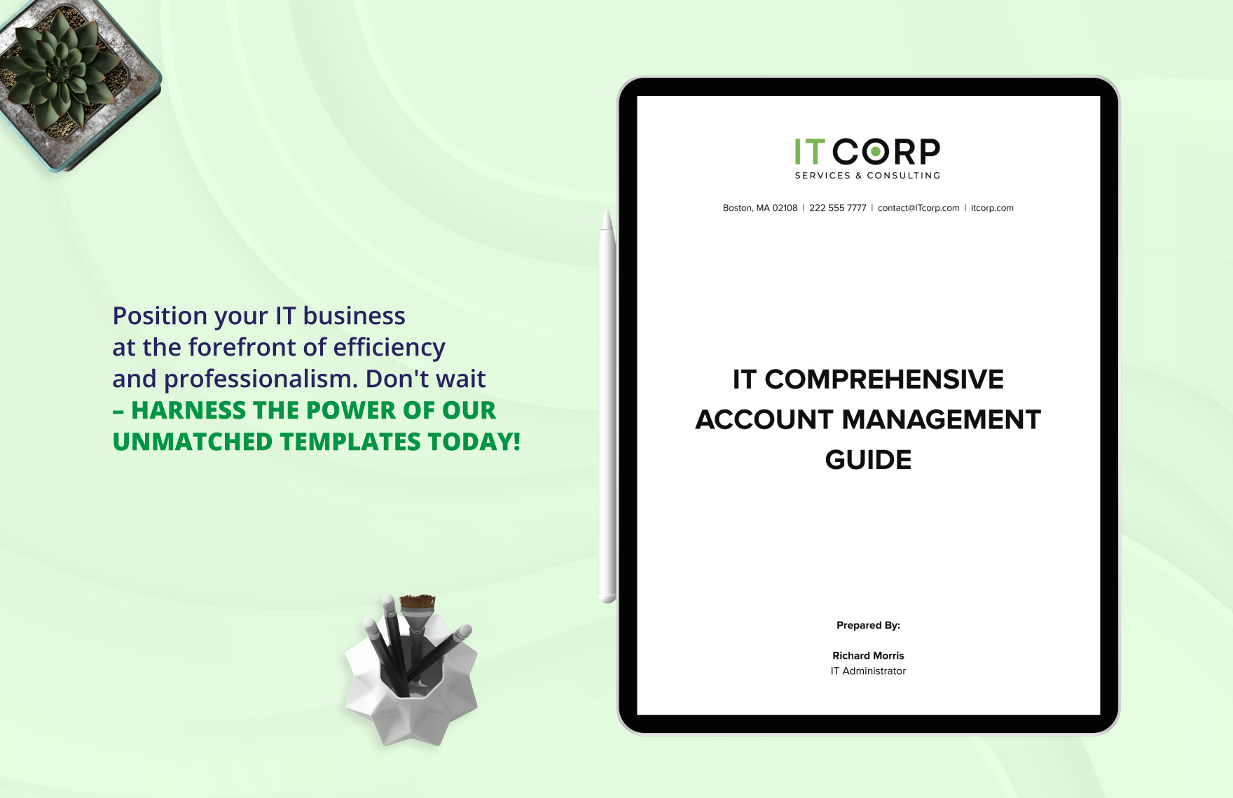 IT Comprehensive Account Management Guide Template