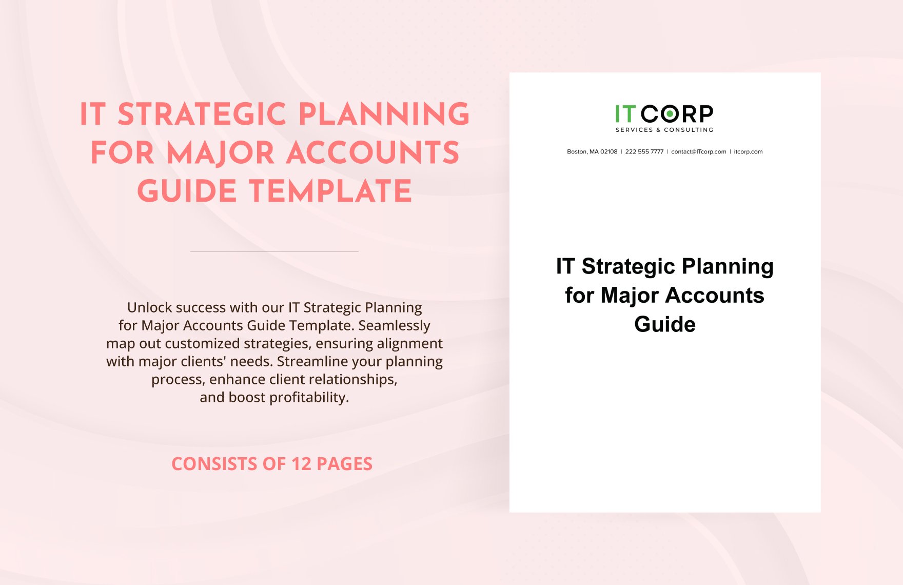 IT Strategic Planning for Major Accounts Guide Template