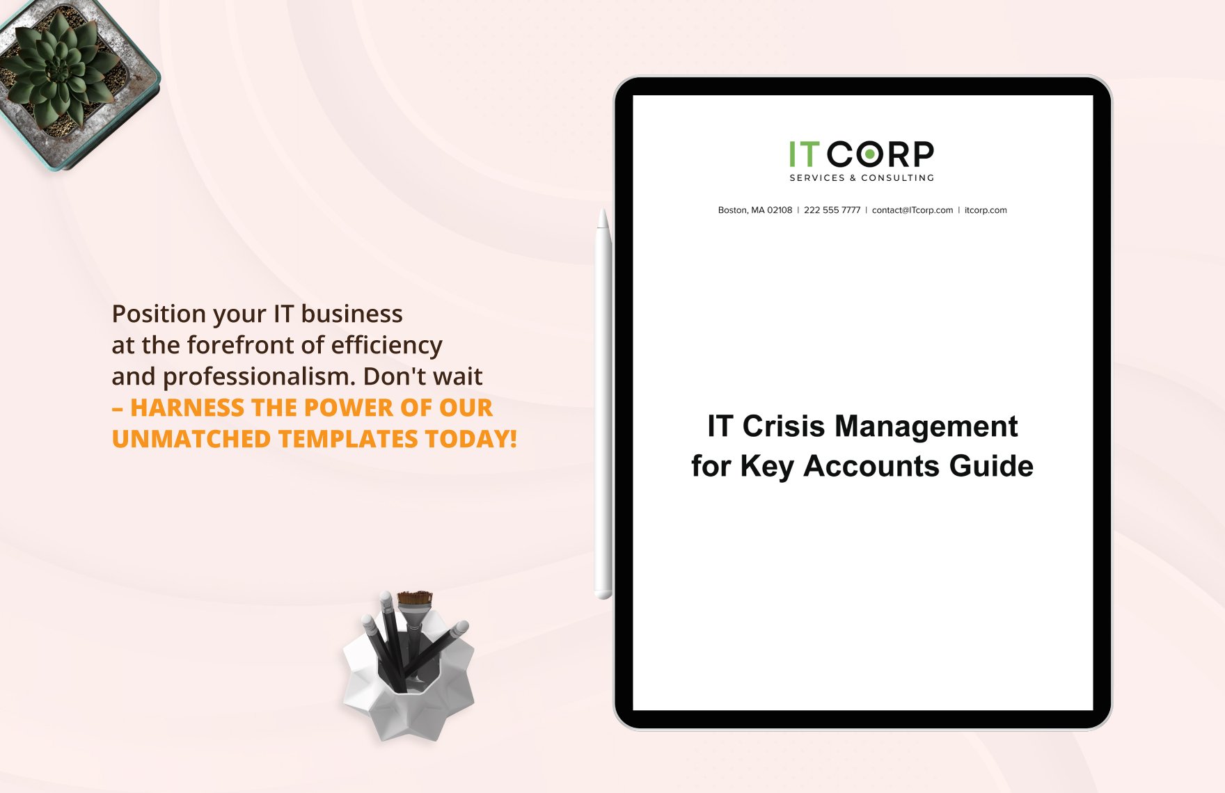 IT Crisis Management for Key Accounts Guide Template