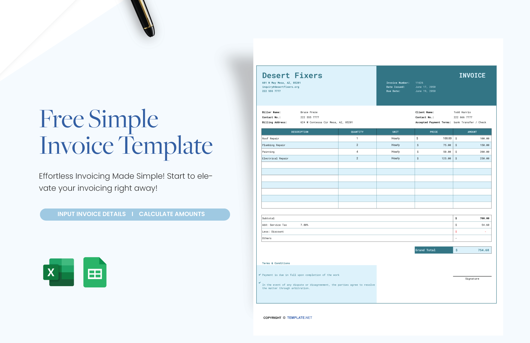 FREE Google Sheets Template - Download | Template.net