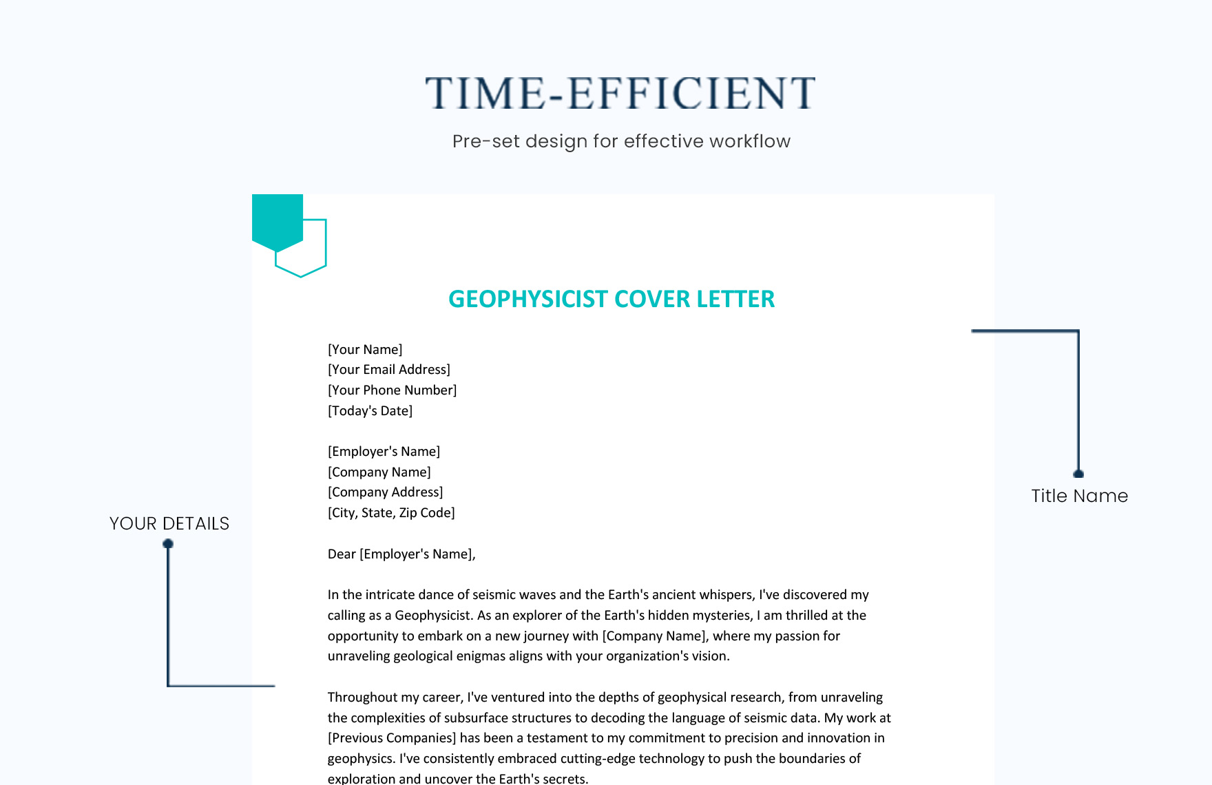 Geophysicist Cover Letter