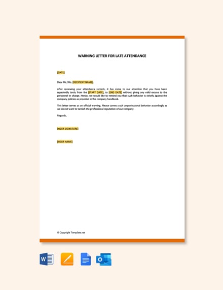 Attendance Letter For Employee from images.template.net