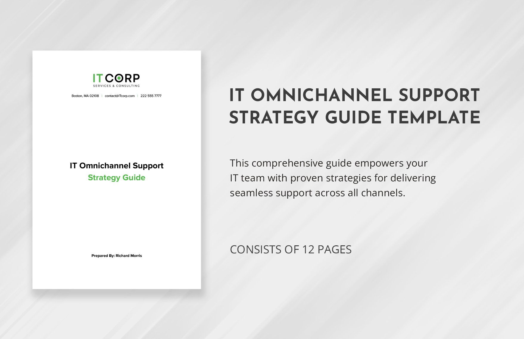 IT Omnichannel Support Strategy Guide Template