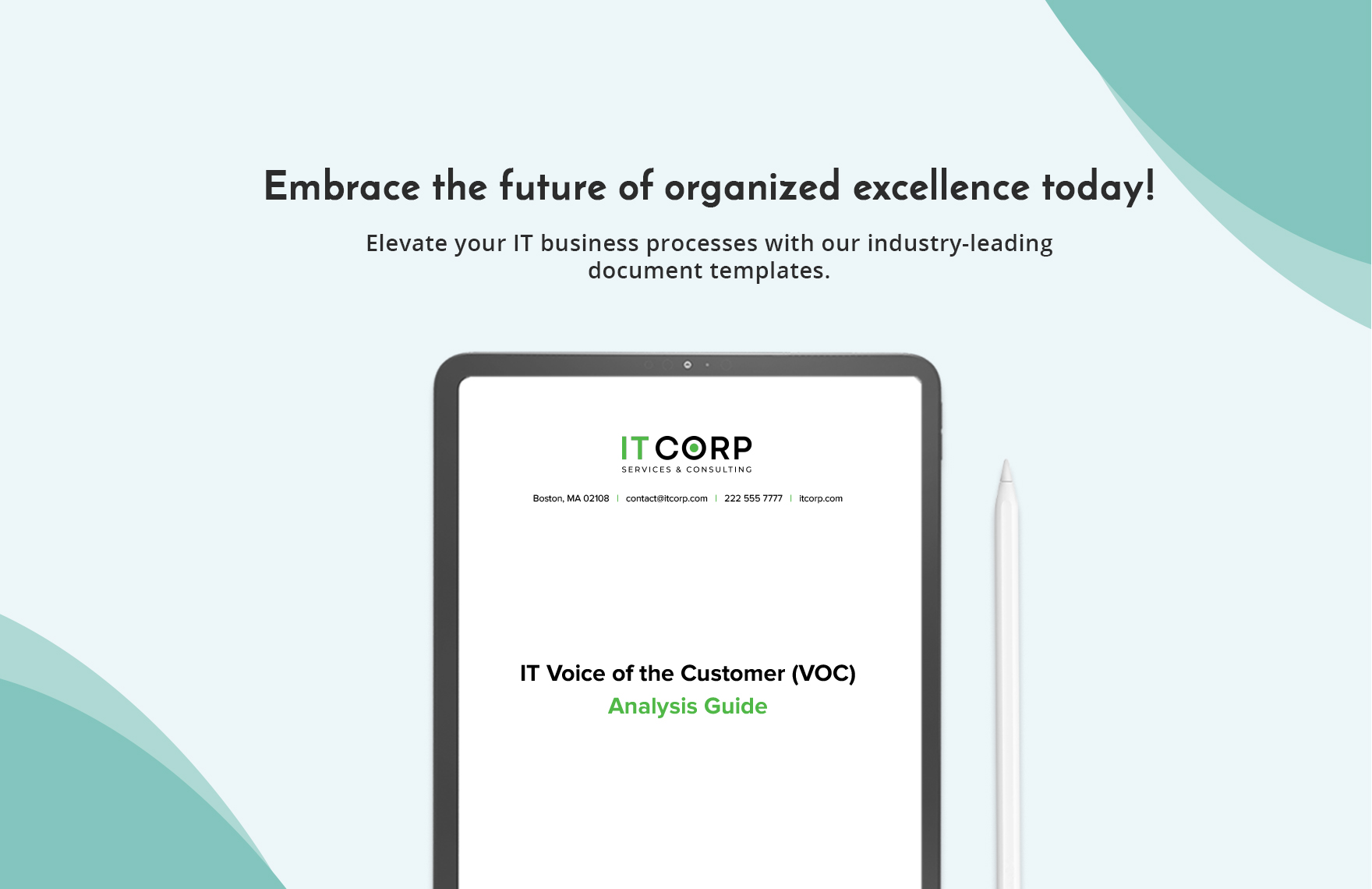 IT Voice of the Customer (VOC) Analysis Guide Template