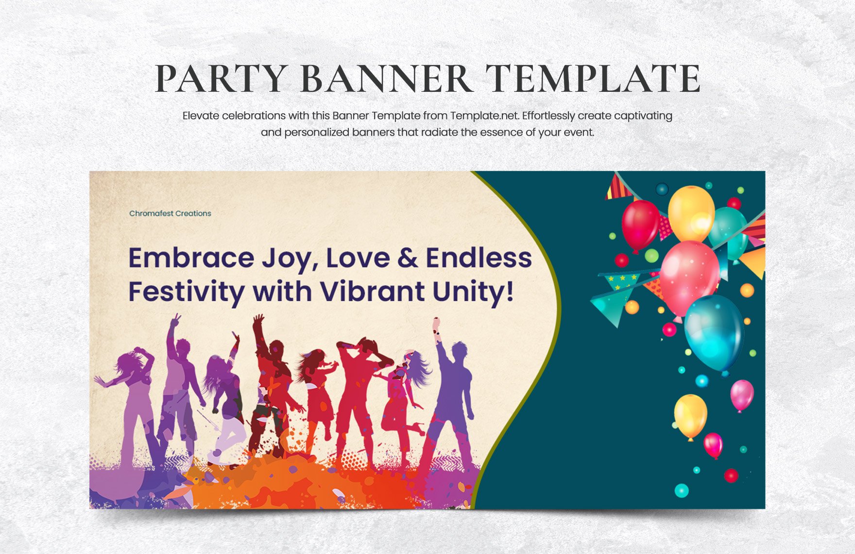 Party Banner Template