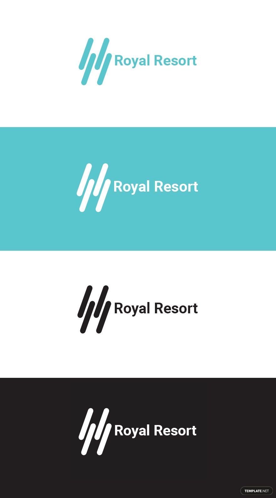 Royal Resort Logo Template