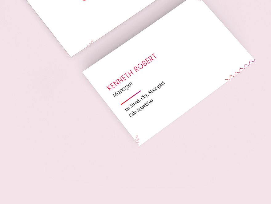 Wedding Planners Business Card Template