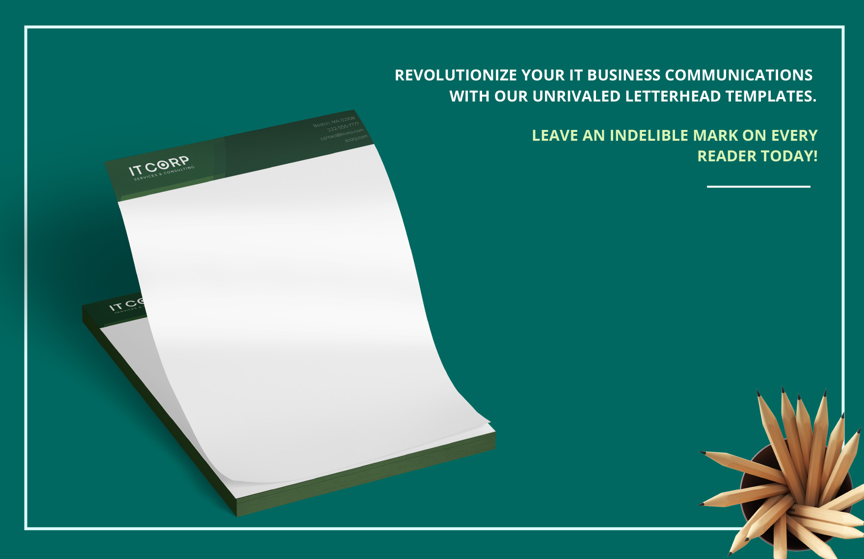 IT Cloud Consulting & Implementation Letterhead Template