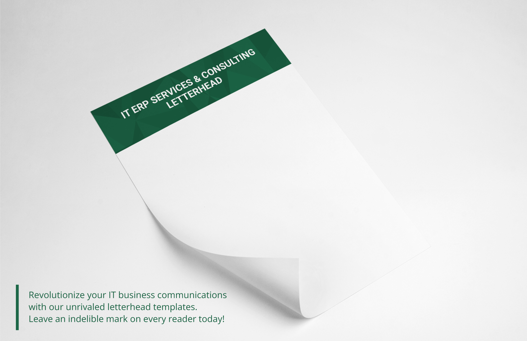 IT ERP Services & Consulting Letterhead Template