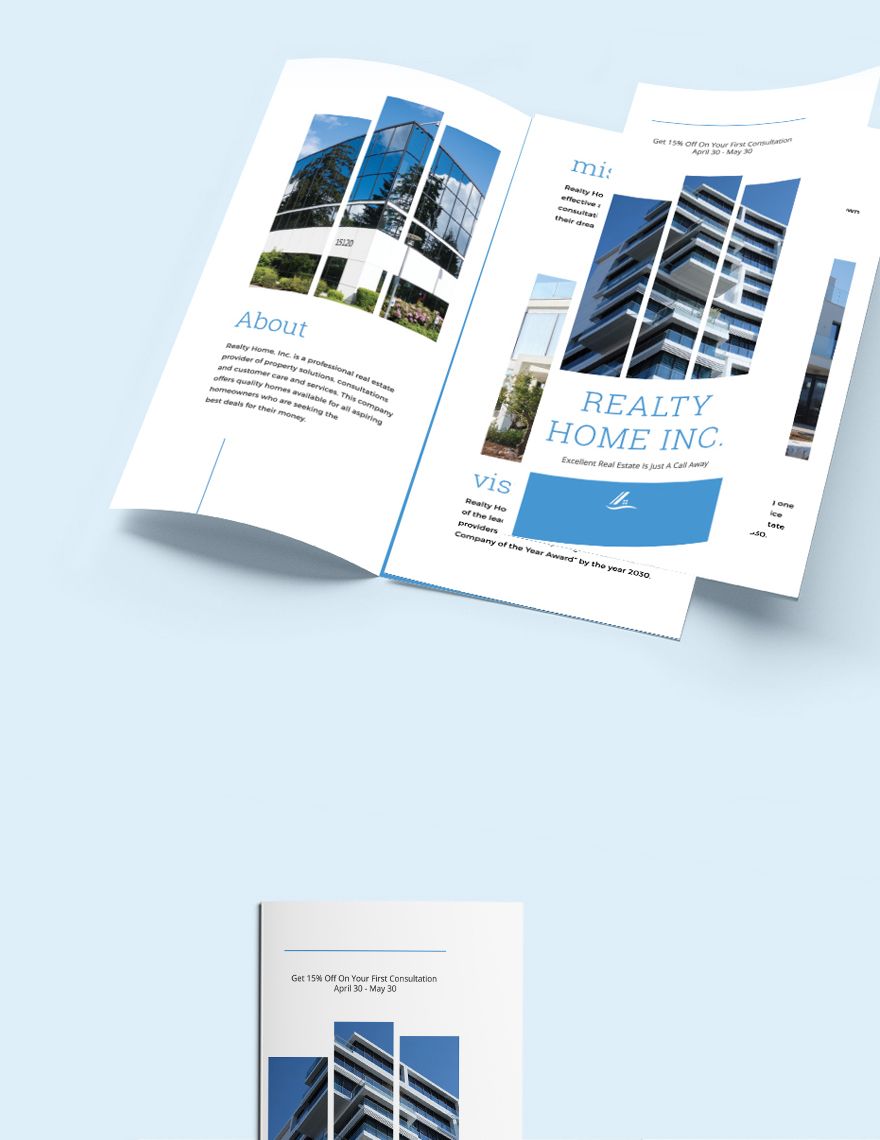 Realtor Tri-Fold Brochure Template