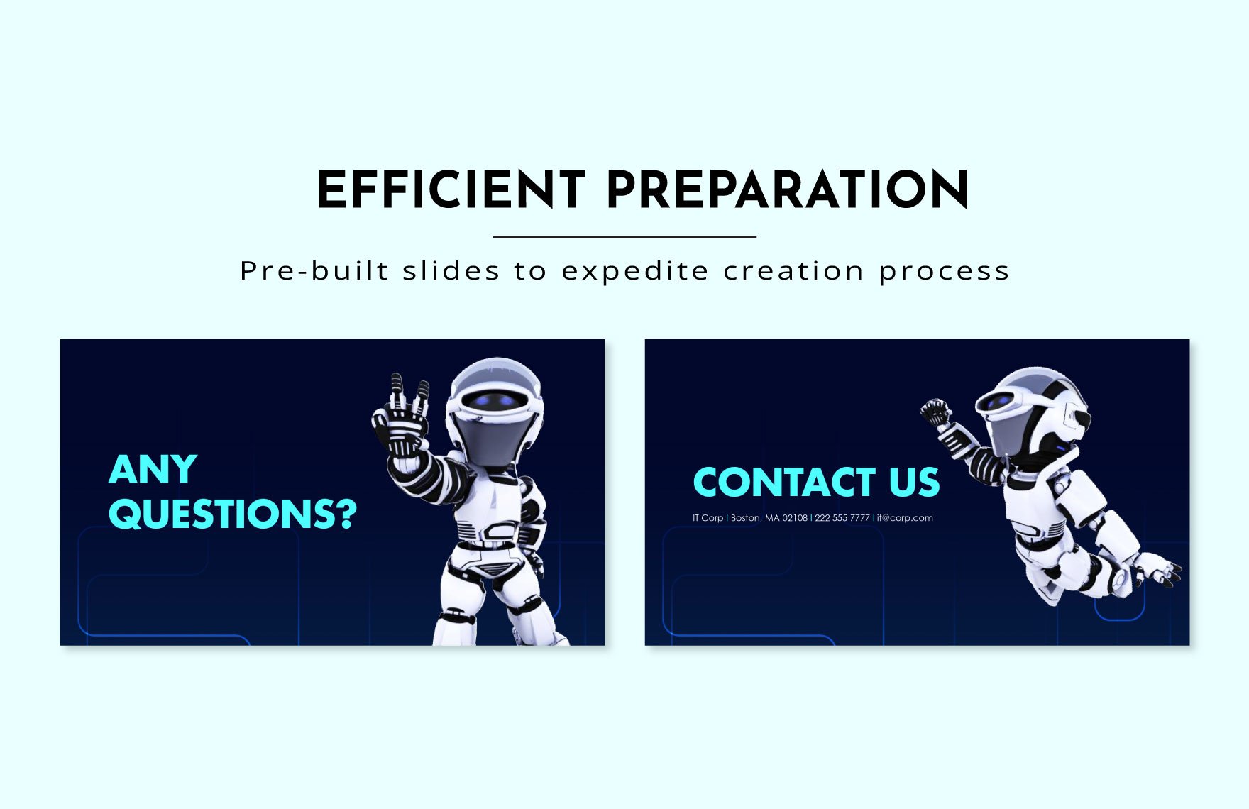 IT AI & Machine Learning Services Business Presentation Template