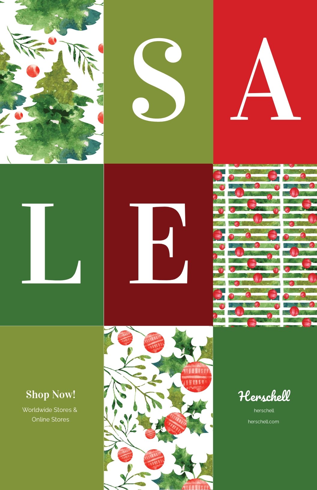 Free Christmas Shopping Sale Poster Template.jpe