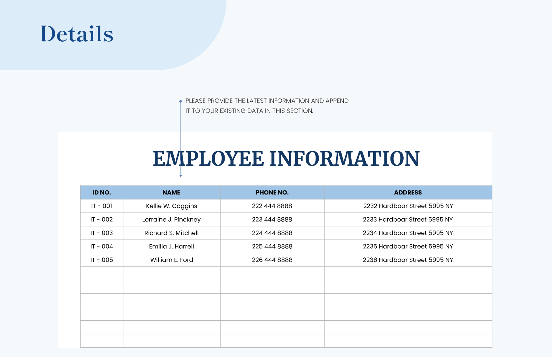 IT Equipment Inventory Template