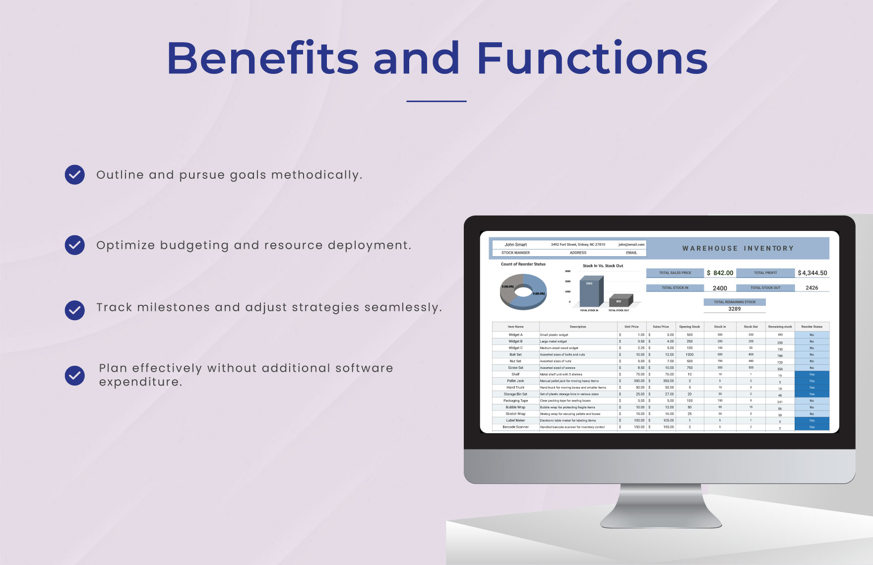Office Supplies Inventory Template Download in Excel, Google Sheets