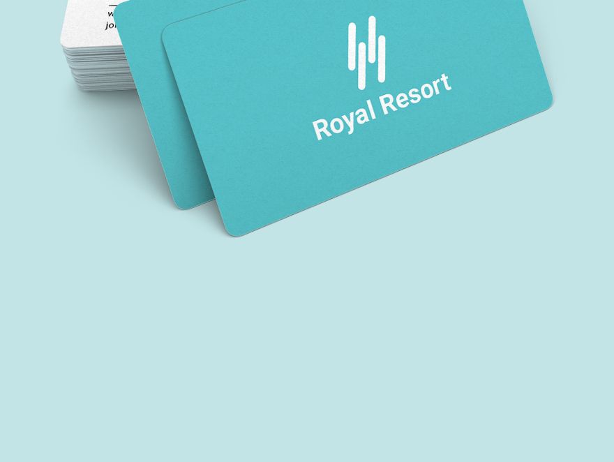 Royal Resort Business Card Template