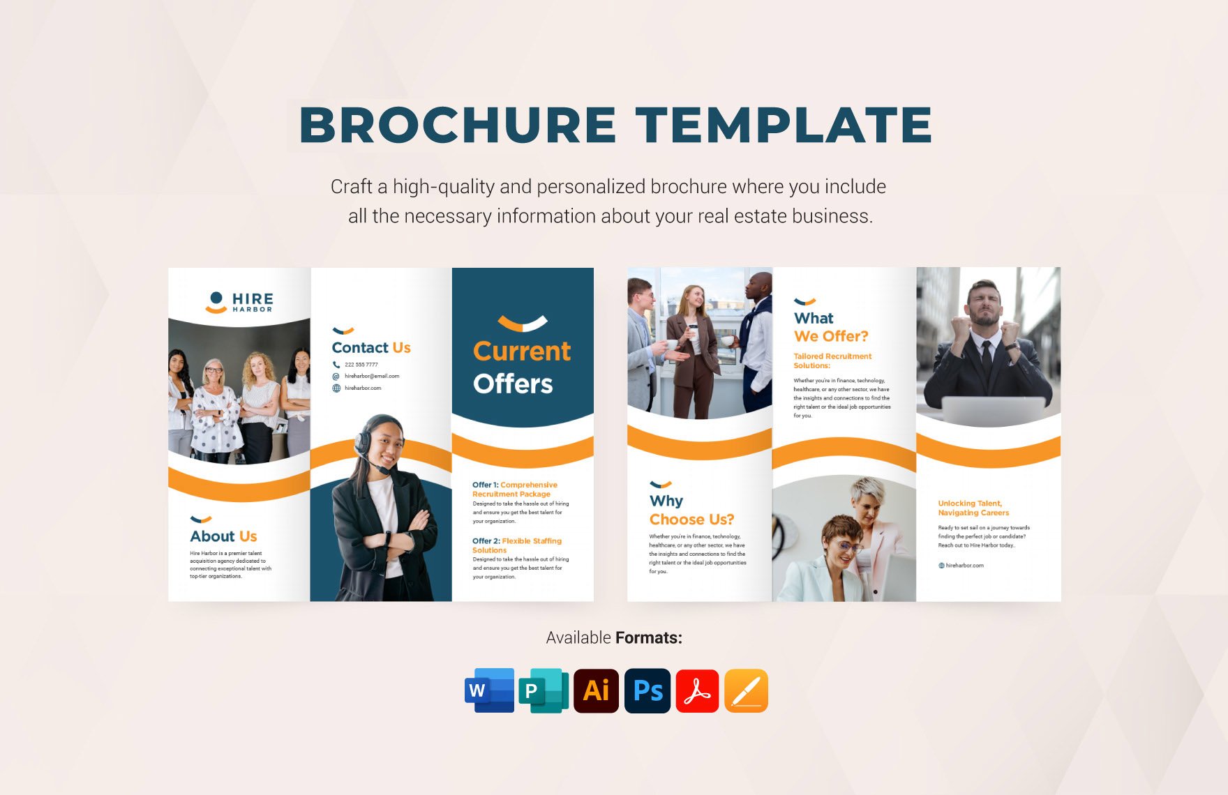 Free Brochure Template in Word, PDF, Illustrator, PSD, Apple Pages, Publisher