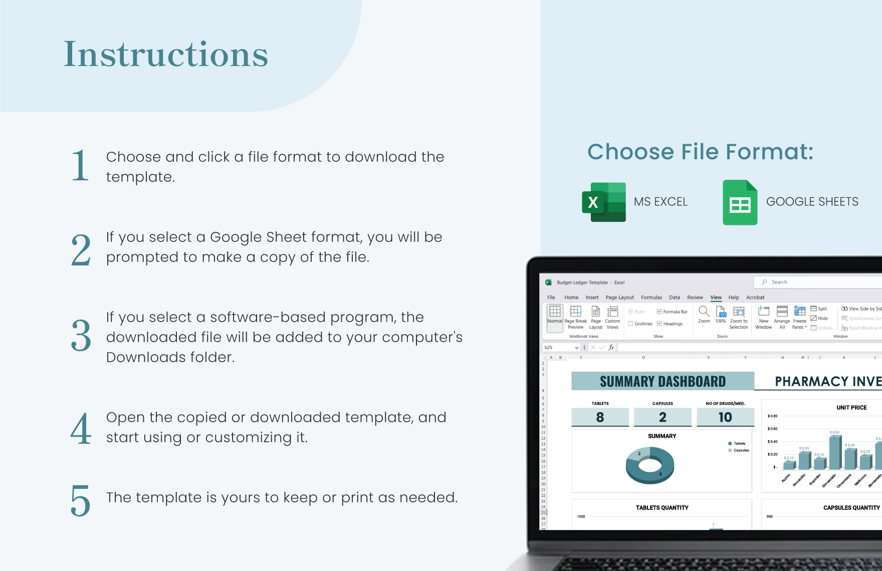 Pharmacy Inventory Template