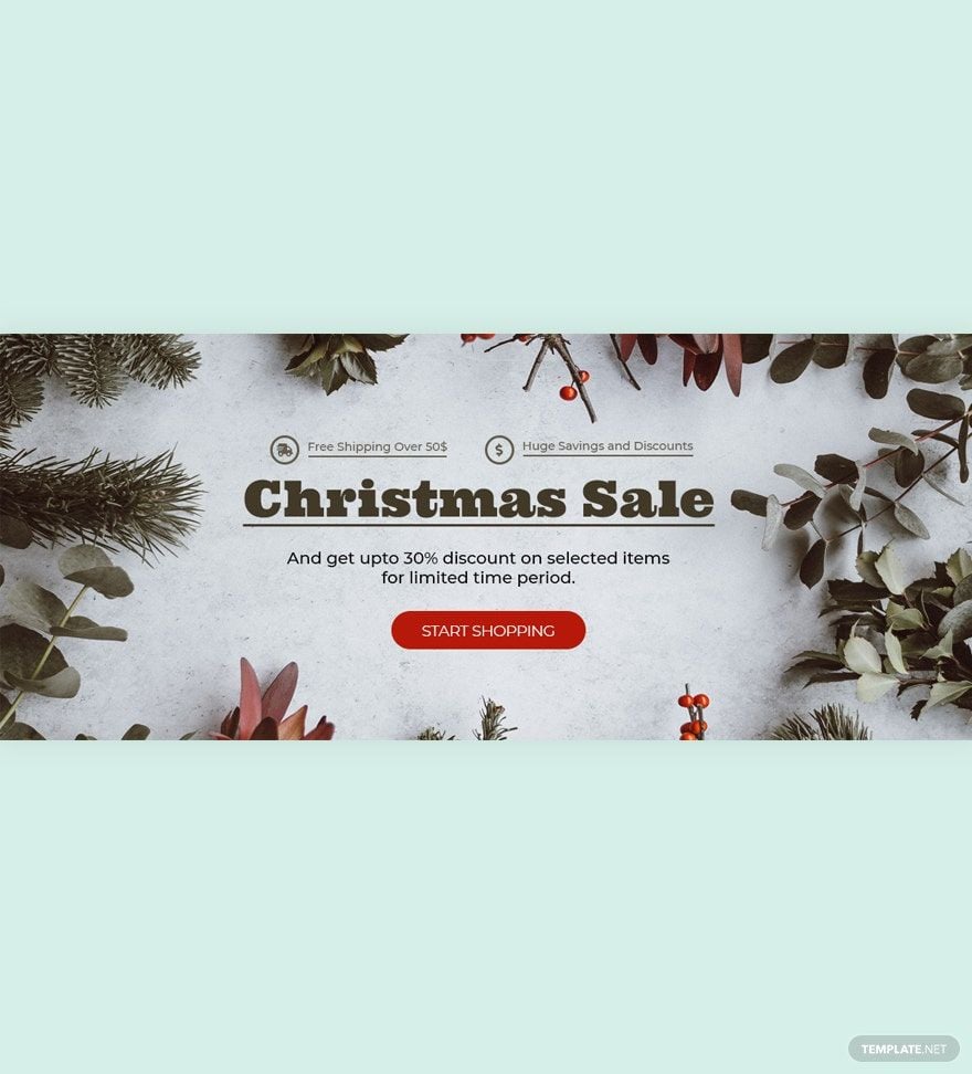 Free Christmas Blog Header Template in Word, PSD, Apple Pages, Publisher, HTML5