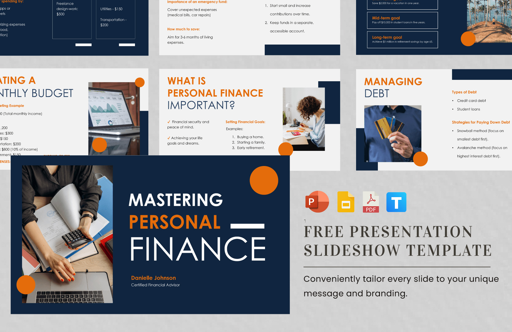 Presentation Slideshow Template in PDF, PowerPoint, Google Slides