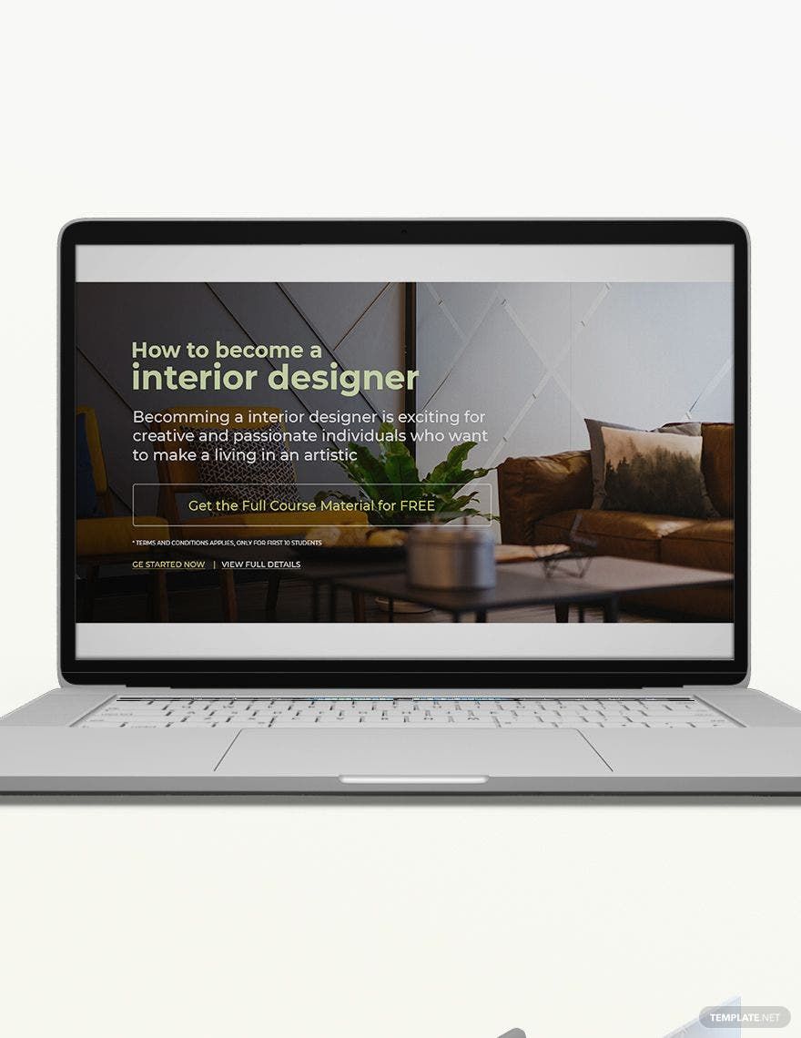 Interior Blog Designer Template