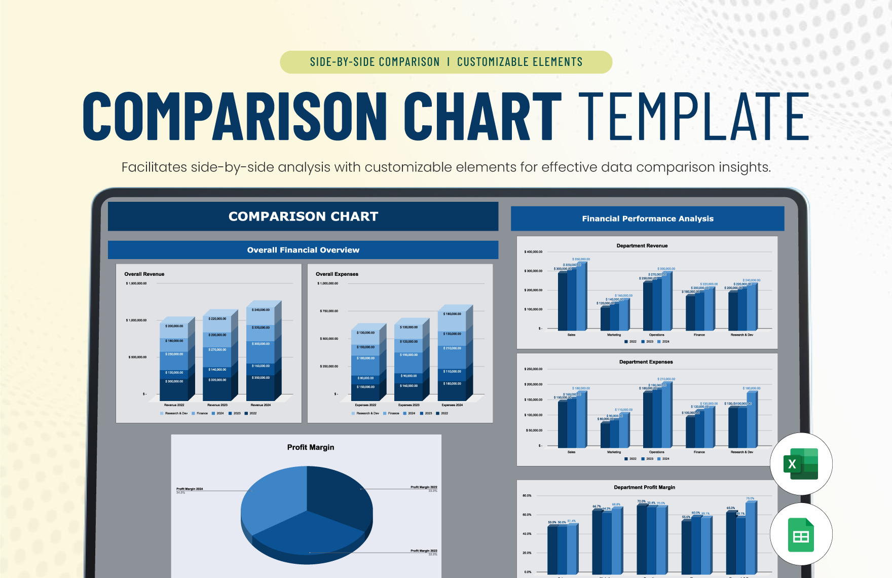 Comparison Chart Template
