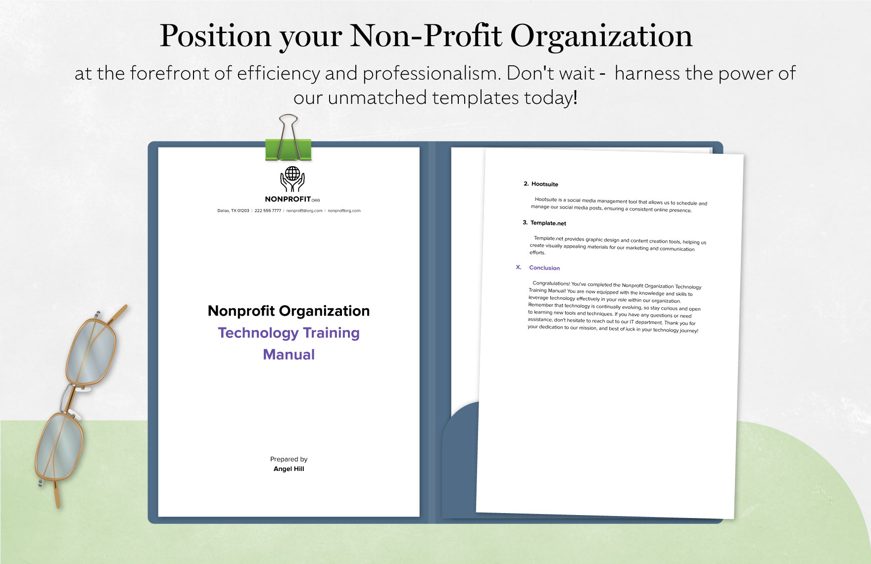 Nonprofit Organization Technology Training Manual Template