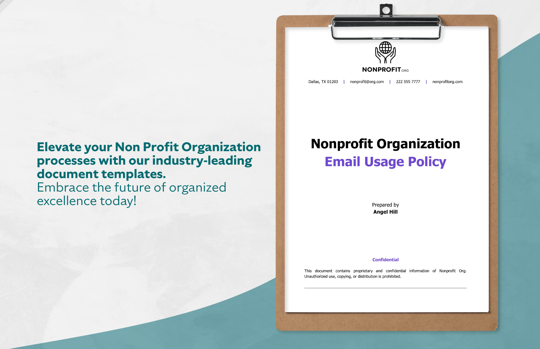 Nonprofit Organization Email Usage Policy Template