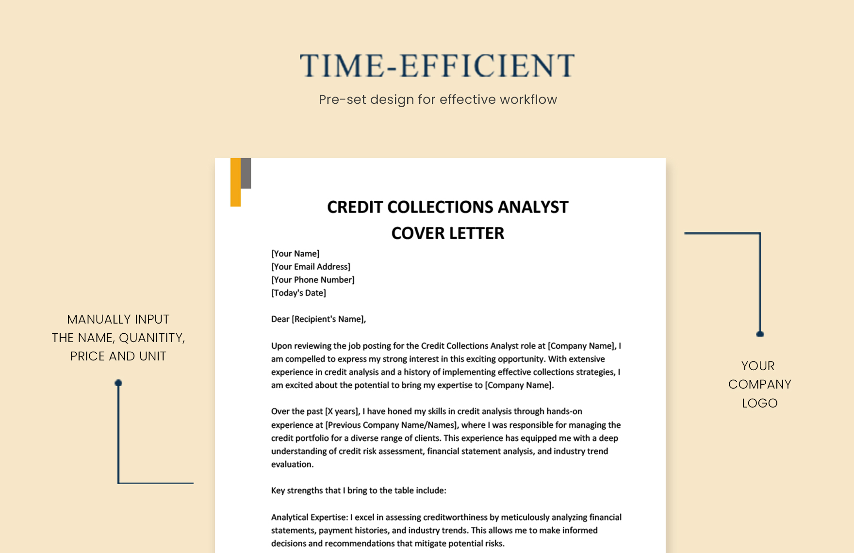 Credit Collections Analyst Cover Letter