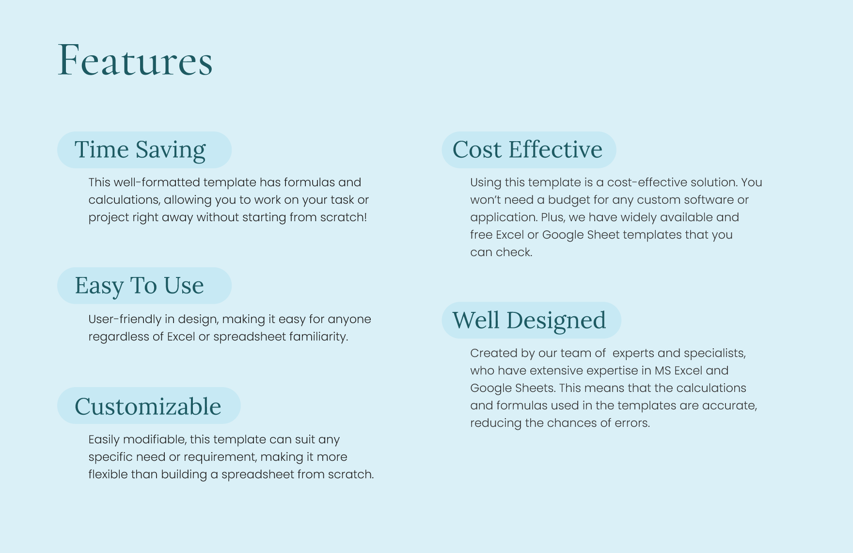 Project Budget Template