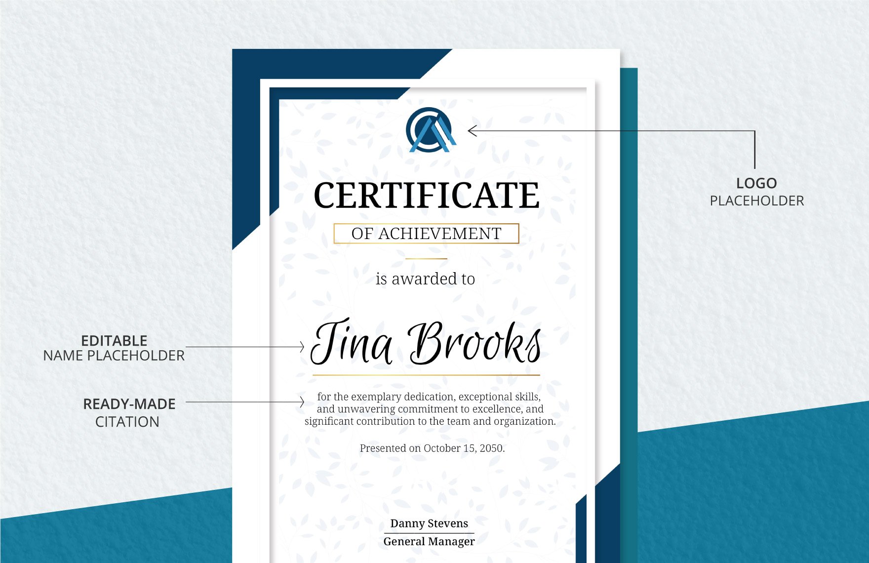 Certificate Poster Template