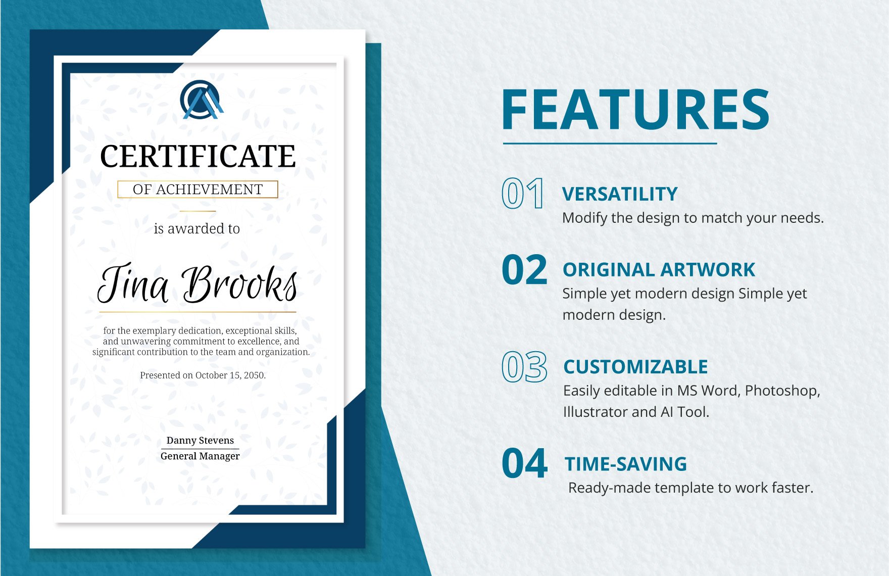 Certificate Poster Template