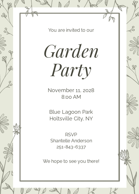 299+ FREE Party Invitation Templates [Customize &amp; Download] | Template.net