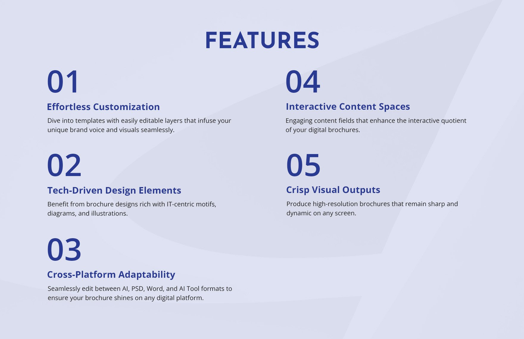 IT Content Management Systems (CMS) Consulting Company Profile Digital Brochure Template
