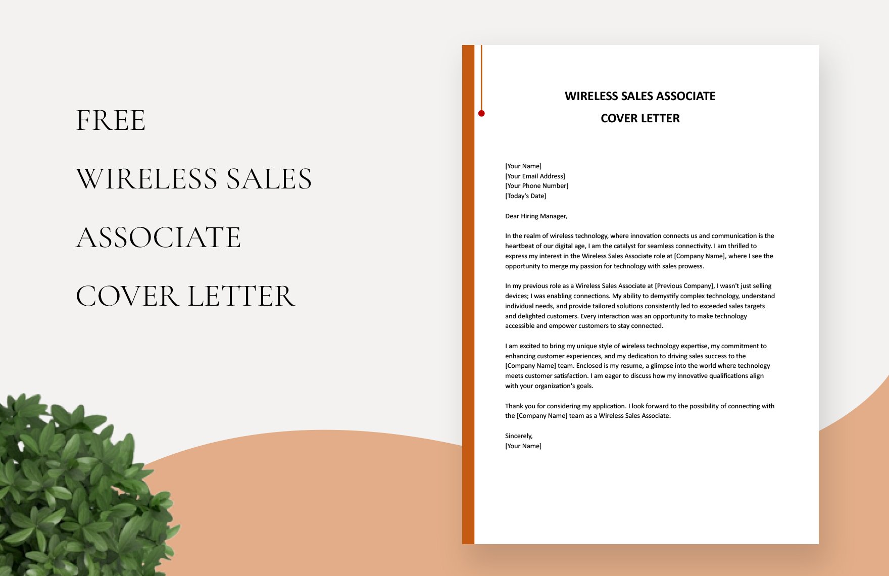 Wireless Sales Associate Cover Letter
