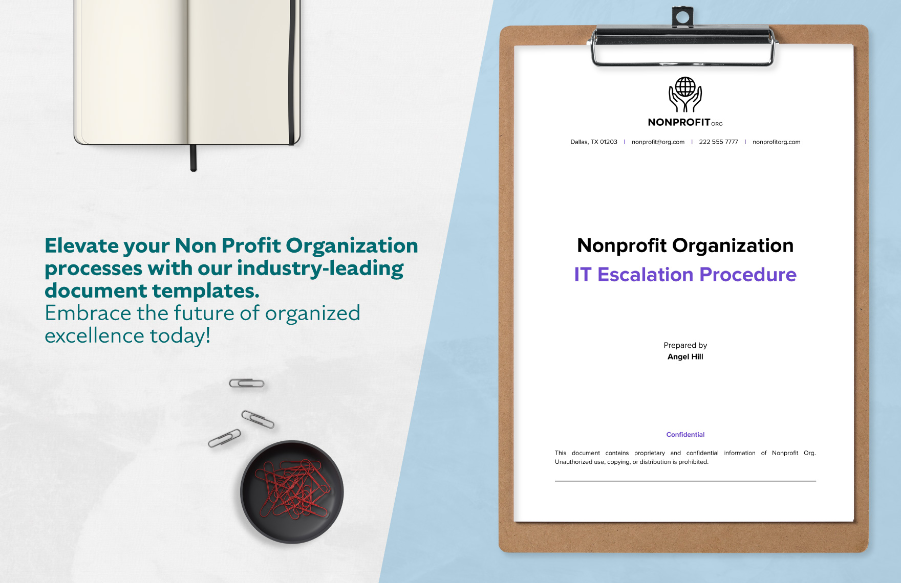 Nonprofit Organization IT Escalation Procedure Template