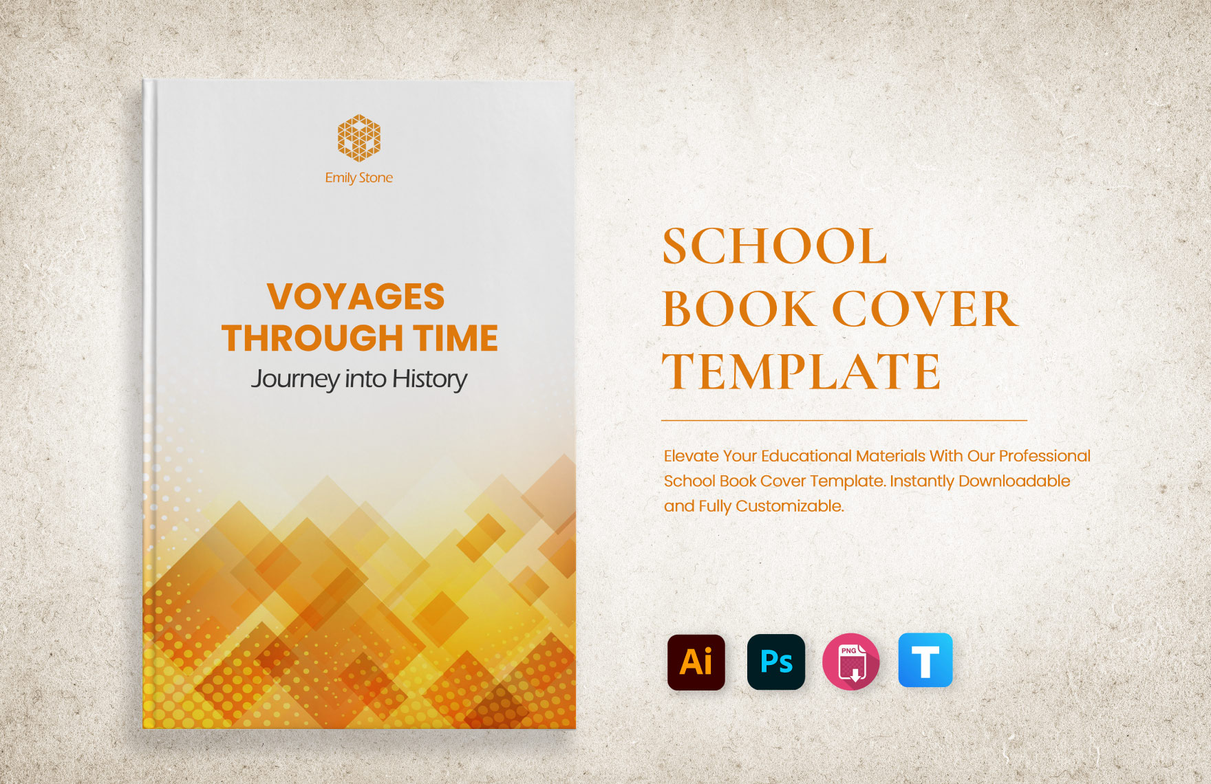 Free Modern Thriller Book Cover Template Template