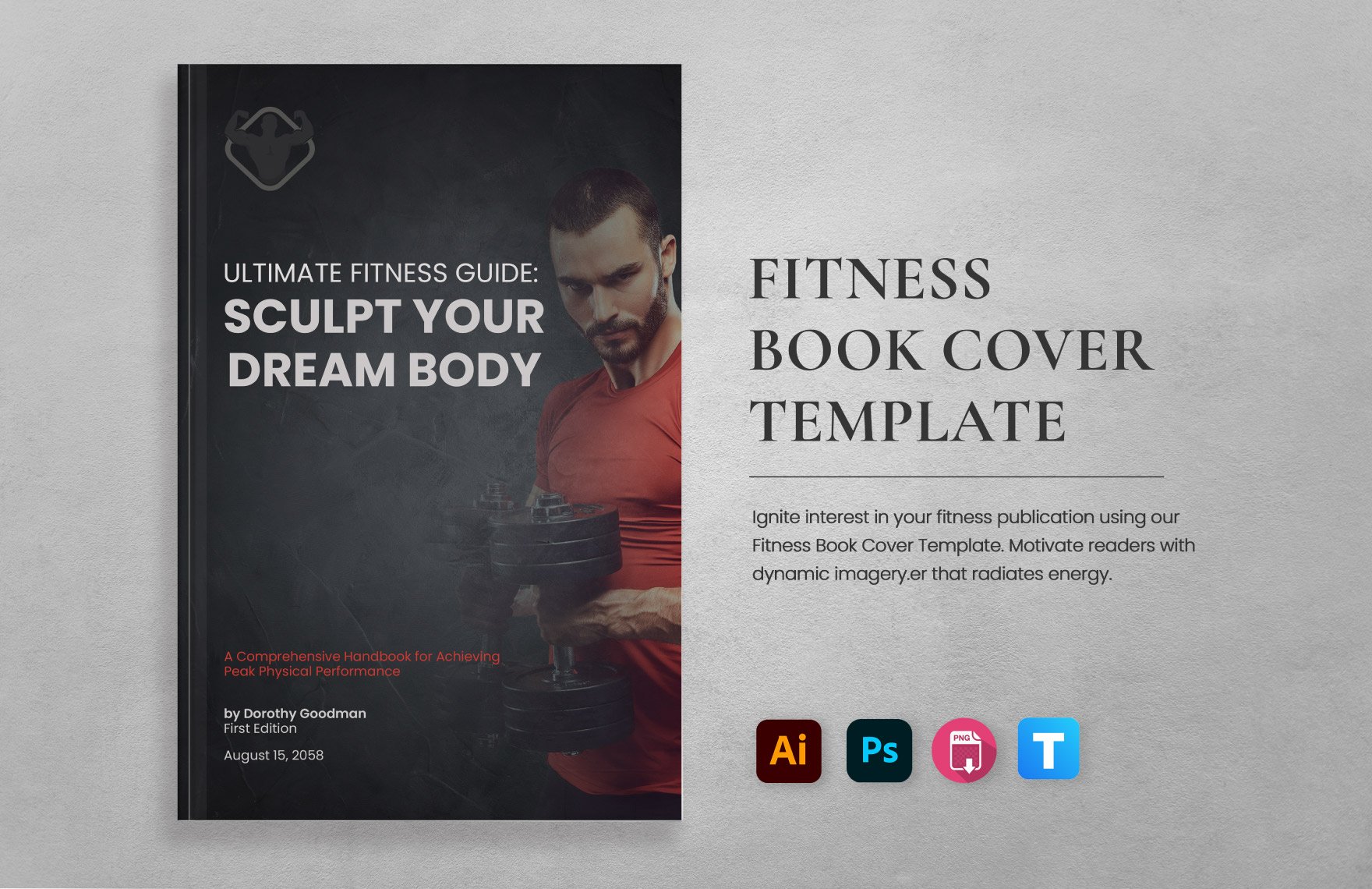 Fitness Book Cover Template