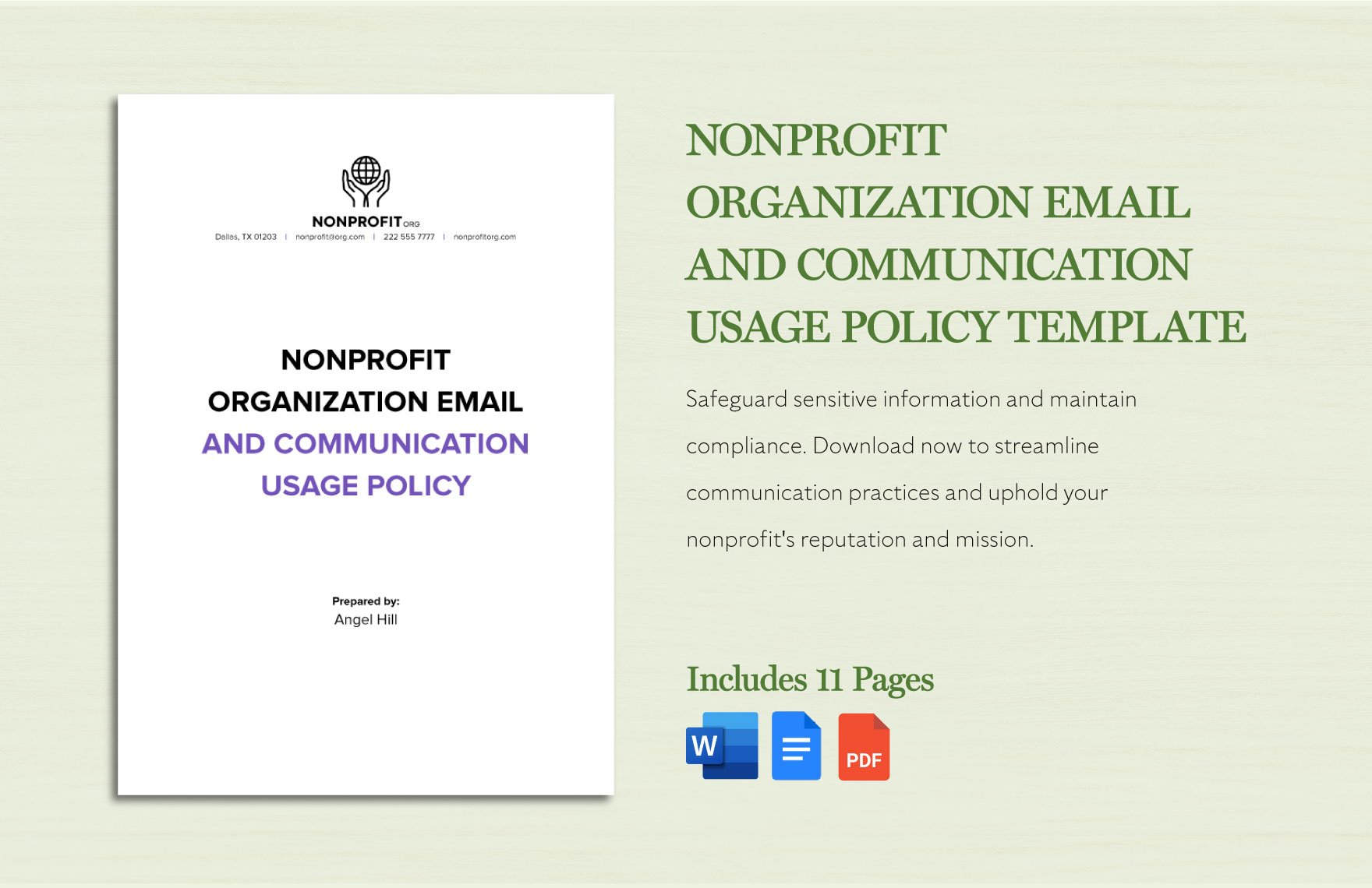 nonprofit-organization-email-and-communication-usage-policy