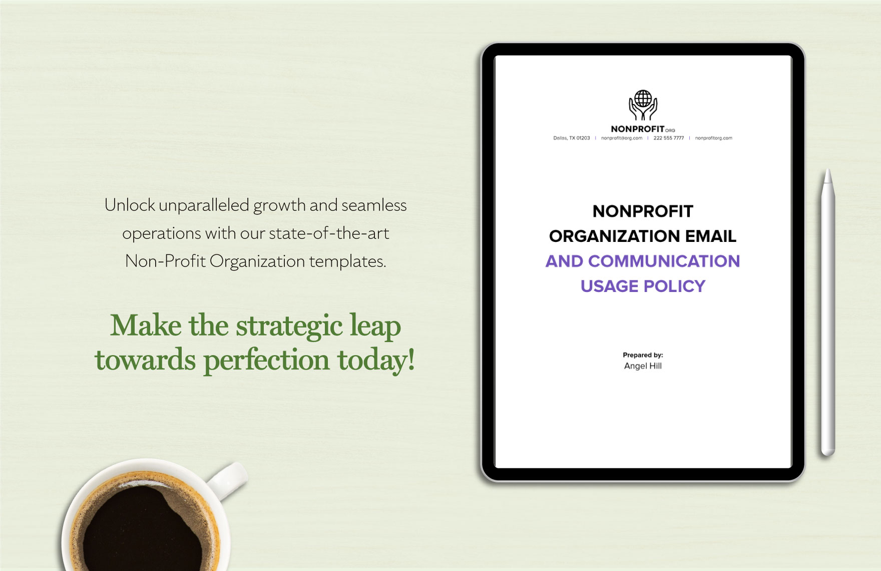 Nonprofit Organization Email and Communication Usage Policy Template