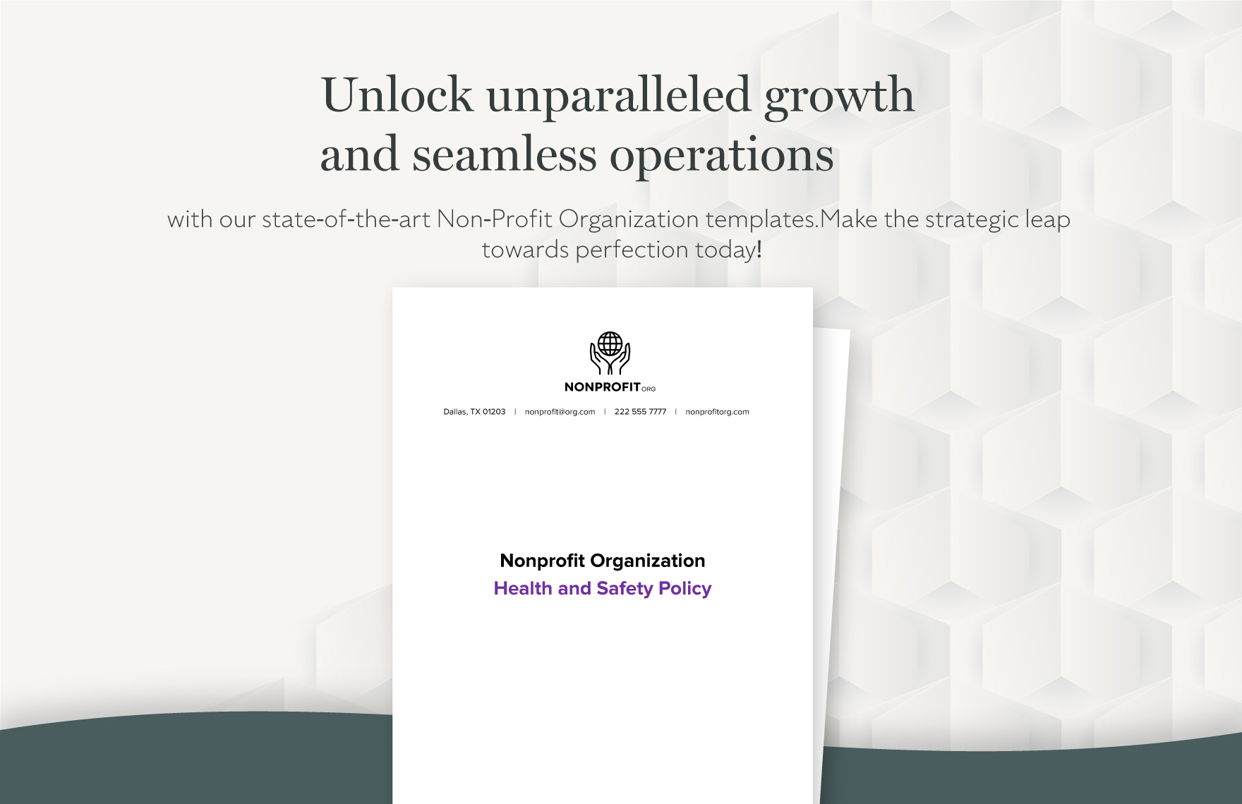 Nonprofit Organization Health and Safety Policy Template