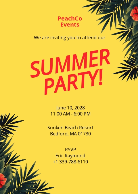 10 FREE Party Invitation Templates In Microsoft Word DOC Template