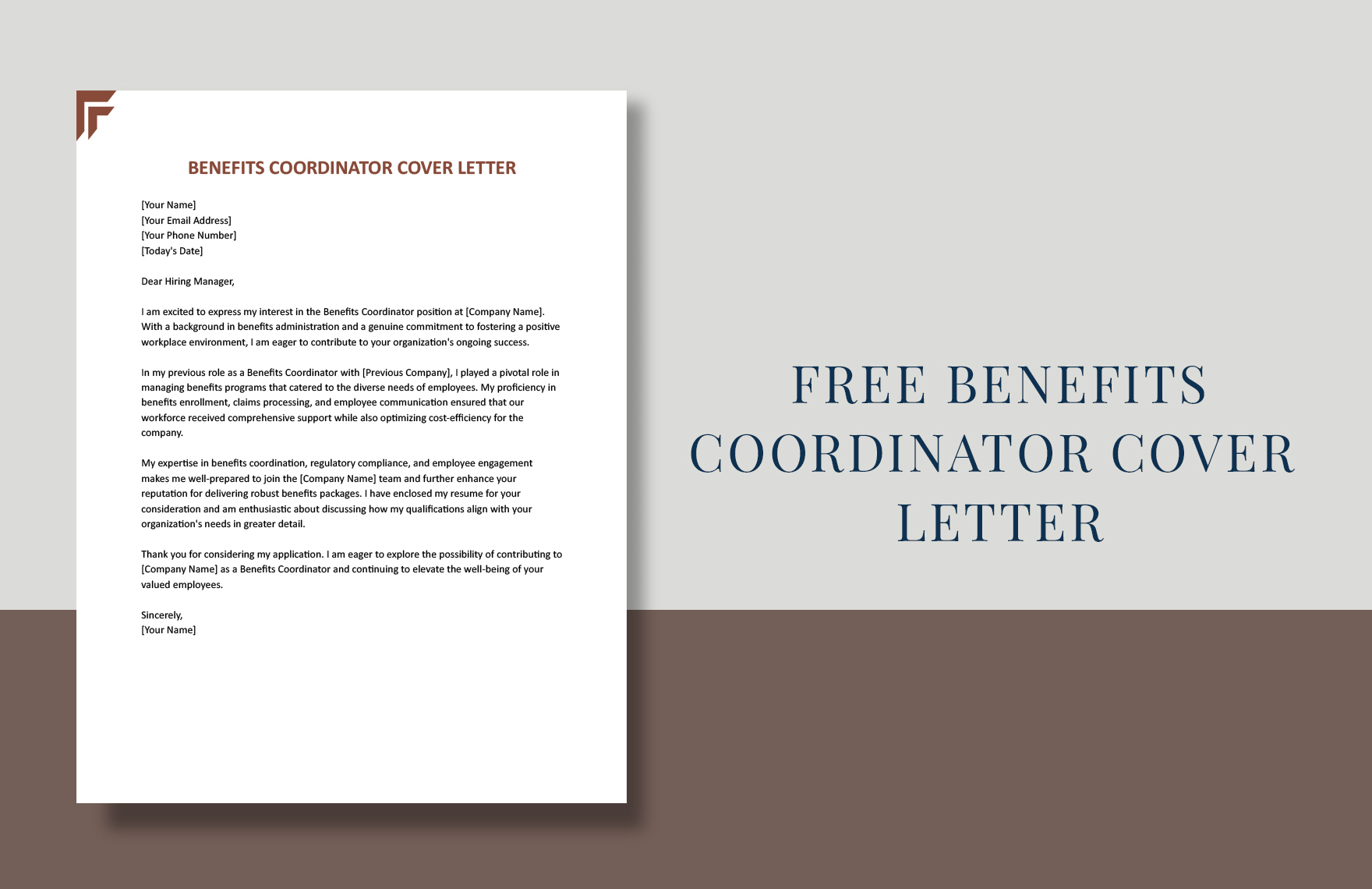 Benefits Coordinator Cover Letter